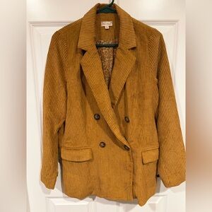 Women’s Size Medium Hem & Thread Corduroy Blazer